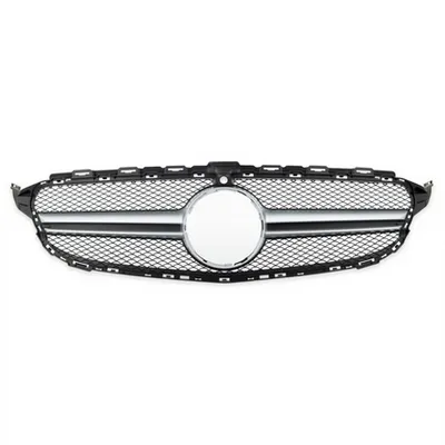 Grill sportowy Silver A-Type Camera MERCEDES C-Class W205 S205 A205 C205 przed liftem 2014-2018