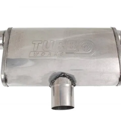 Tłumik Środkowy Tylny 63,5mm TurboWorks LT 409SS