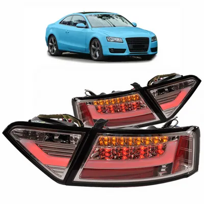 Zestaw Lamp Tylnych LED Chrome AUDI A5 przed liftem 2007-2009