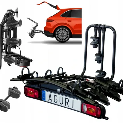 Platforma bagażnik rowerowy Aguri Active Bike 4 rowery black