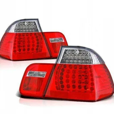 Lampy diodowe BMW E46 01-05 Sedan Red White Led