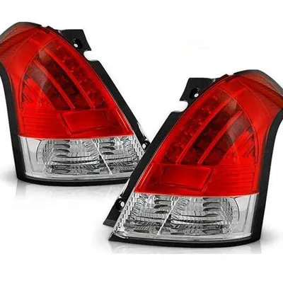 Lampy diodowe Suzuki Swift 05-10 red white led