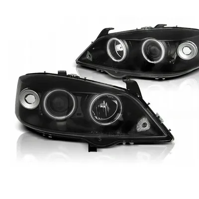Lampy Przednie Opel Astra G 97-04 Ringi Ccfl Black