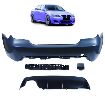 Tylny zderzak sport zestaw z dyfuzorem BMW 5 E60 2003-2010