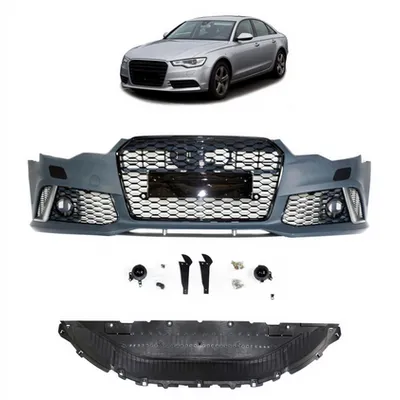 Przedni zderzak sport zestaw z grillem AUDI A6 C7 przed liftem 2011-2015