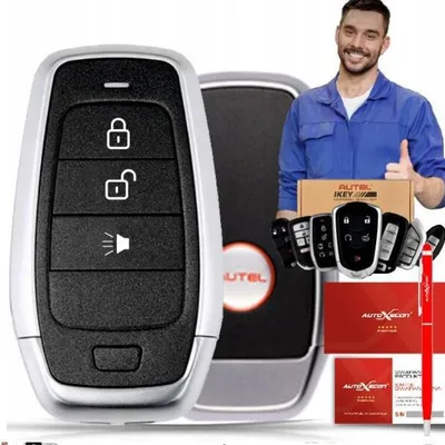 Uniwersalny klucz autel ikeyat003al 3-przyciski