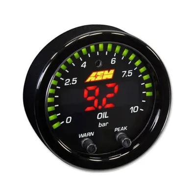 Zegar AEM Electronics X-Series 10 BAR Oil Pressure