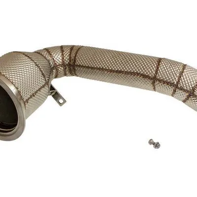 Downpipe Porsche Panamera 971 2013-2018 3.0T KAT 200cell Heat Shield