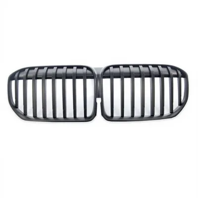Grill sportowy pojedyncze żeberka Matt Black BMW 7 G11 G12 Facelift 2019-obecnie