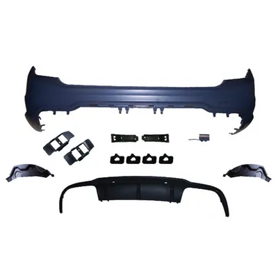 Tylny zderzak sport PDC zestaw z dyfuzorem MERCEDES C-Class S204 2007-2015