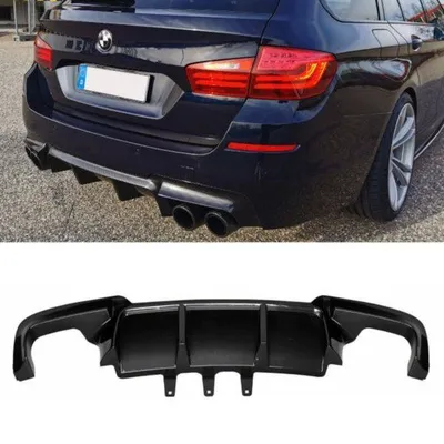 Dyfuzor bmw f10 f11 10-18 look m5 carbon black