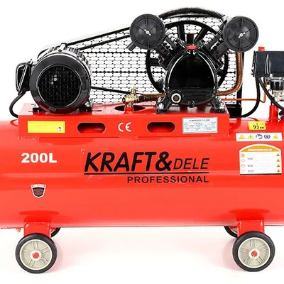 Kompresor Olejowy 200L 2 Tłoki 400V KD407