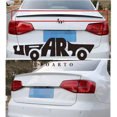 Lotka Lip Spoiler Gloss Black VW JETTA IV 2012-2018