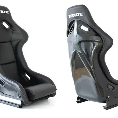 Fotel sportowy EVO Skóra Bride Black