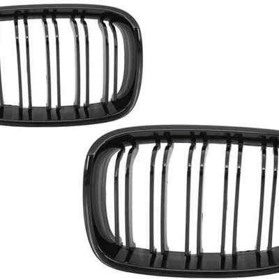 Grill (nerki) bmw f20 11-15 czarny połysk