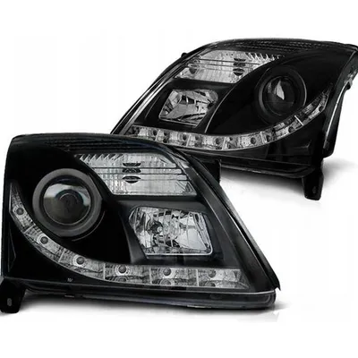 Reflektory przednie Opel Vectra C BLACK DAYLIGHT