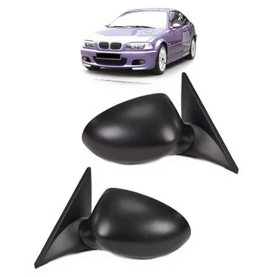 Zestaw sportowych lusterek podgrzewanych elektrycznie RHD BMW 3 E46 1999-2006