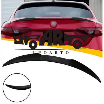 Lotka Lip Spoiler Gloss Black ALFA ROMEO GIULIA 2015-obecnie