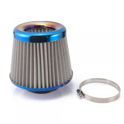 Filtr stożkowy H:120mm OTW:76mm Burn Blue