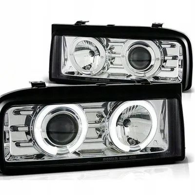 Lampy reflektory Vw Corrado 88-95 ringi chrome