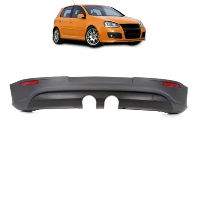 Zderzak tylny z dyfuzorem do vw golf v 03-08