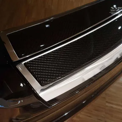 Nakładka na zderzak tylny do Volvo XC60 Carbon+Stal
