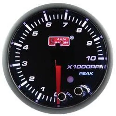 Zegar auto gauge pk 60mm 10 color - obrotomierz