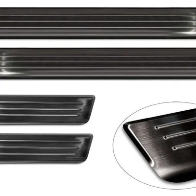 Nakładki progowe do Volkswagen Passat B9 (Czarne)