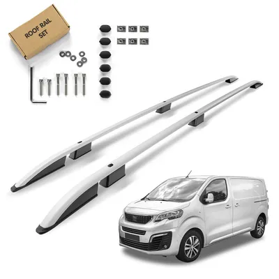Relingi dachowe Peugeot Expert III V L3 2016- Srebrny LONG