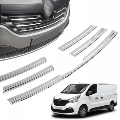 Listwy atrapy przedniej maskownicy grilla do RENAULT TRAFIC III 2014-2019