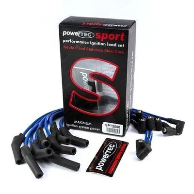 Przewody zapłonowe PowerTEC LAND ROVER DISCOVERY RANGE ROVER 4.0 4.6 V8 97-04 Niebieskie
