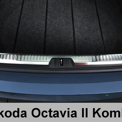 Skoda Octavia 2 Kombi Nakładka (listwa) ochronna wewnętrzna bagażnika.