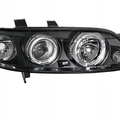 Reflektory lampy przednie Opel Vectra B BLACK RING