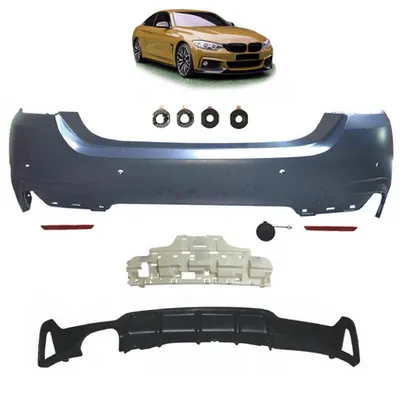 Tylny zderzak sport PDC zestaw z dyfuzorem BMW 4 F32 F33 F36 2013-2021