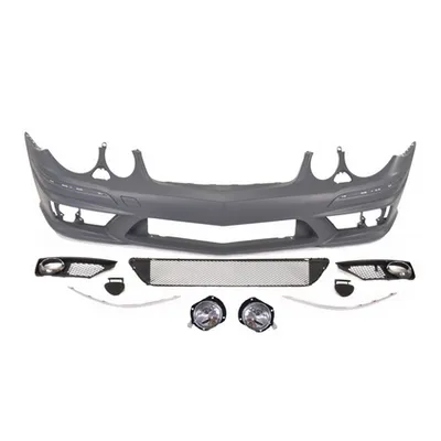 Przedni zderzak sport SRA Lampy przeciwmgielne MERCEDES E-Class W211 S211 Facelift 2006-2009