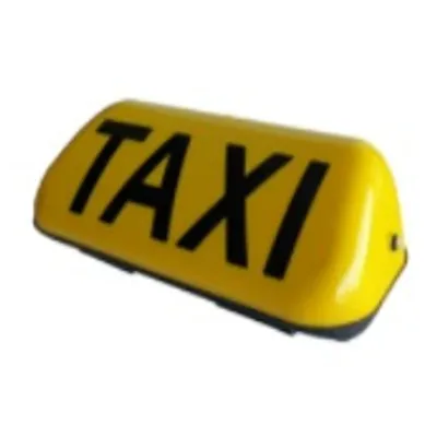 Lampa TAXI żółta na pilot