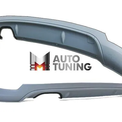 Dyfuzor zderzaka tylnego vw golf 6 08-12 look gti