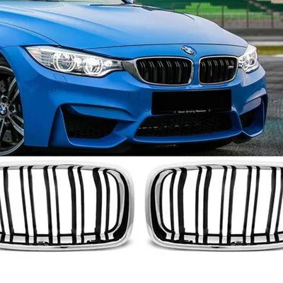 Grill bmw f30 / f31 10/11- m3 black chrome