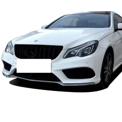 Grill mercedes w207 13-17 glossy black kamera
