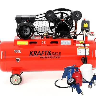 Kompresor Olejowy 100L 230V KD402 + Zestaw
