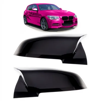 Zestaw osłon lusterek bocznych Gloss Black BMW 1 F20 F21 2 F22 F23 F87 3 F30 F31 4 F32 F33 F36 X1 E84 2012-2019