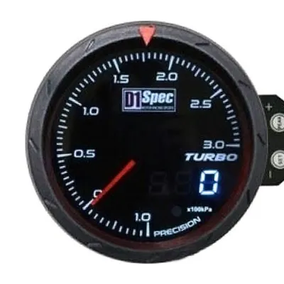 Zegar D1Spec 60mm - Turbo Electric 1-3 BAR