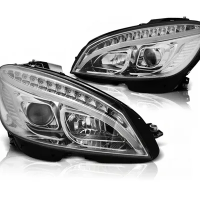 Lampy Mercedes W204 C-klasa 07-10 Chrome Led Dts