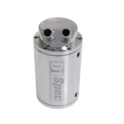 Oil catch tank 0.7L 15mm D1Spec Silver