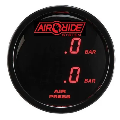 Manometr Elektroniczny DUAL BLACK ARS - RED