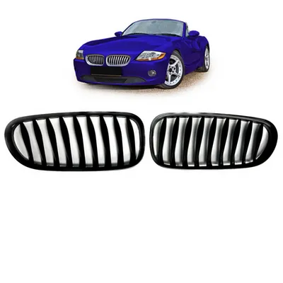 Grill sportowy pojedyncze żeberka Matt Black BMW Z4 E85 Z4 E86 2002-2008