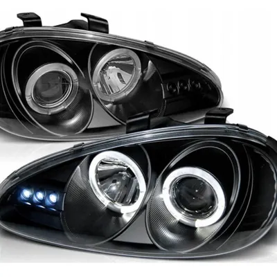Lampy Reflektory Mazda Mx3 1991-1998 Ringi Black