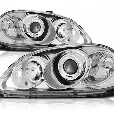 Reflektory przednie Honda Civic VI CHROM RING