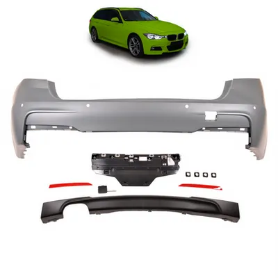 Tylny zderzak sport PDC zestaw z dyfuzorem BMW 3 F31 2011-2018