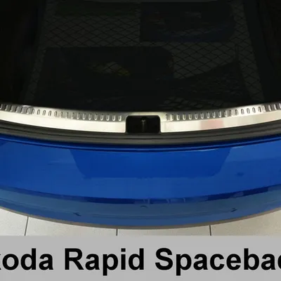 Skoda Rapid Spaceback Nakładka (listwa) ochronna wewnętrzna bagażnika.
